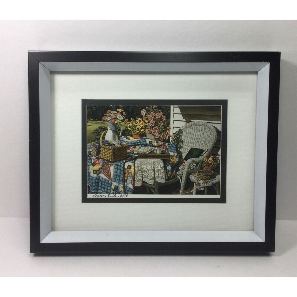 Dempsey Essick Signed Print Roxies Touch 2015 7x5 Framed Art Watercolor Print